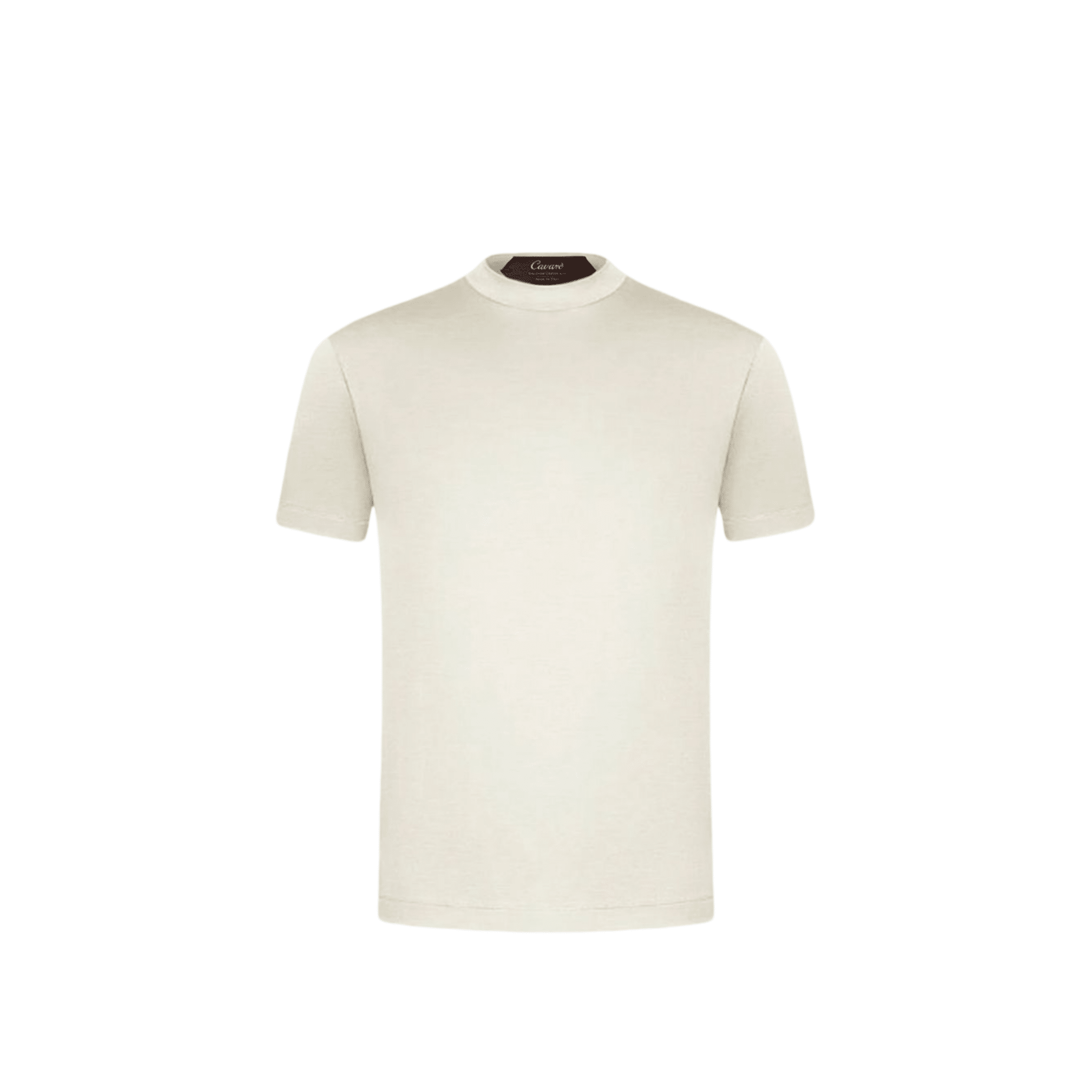 ivory linnen T-Shirt - Cavare